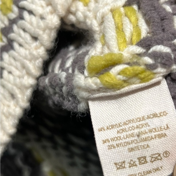 FREE PEOPLE - Annabelle Yarn  Oversized Wool Blend Cardigan Knit M - Picture 8 of 9